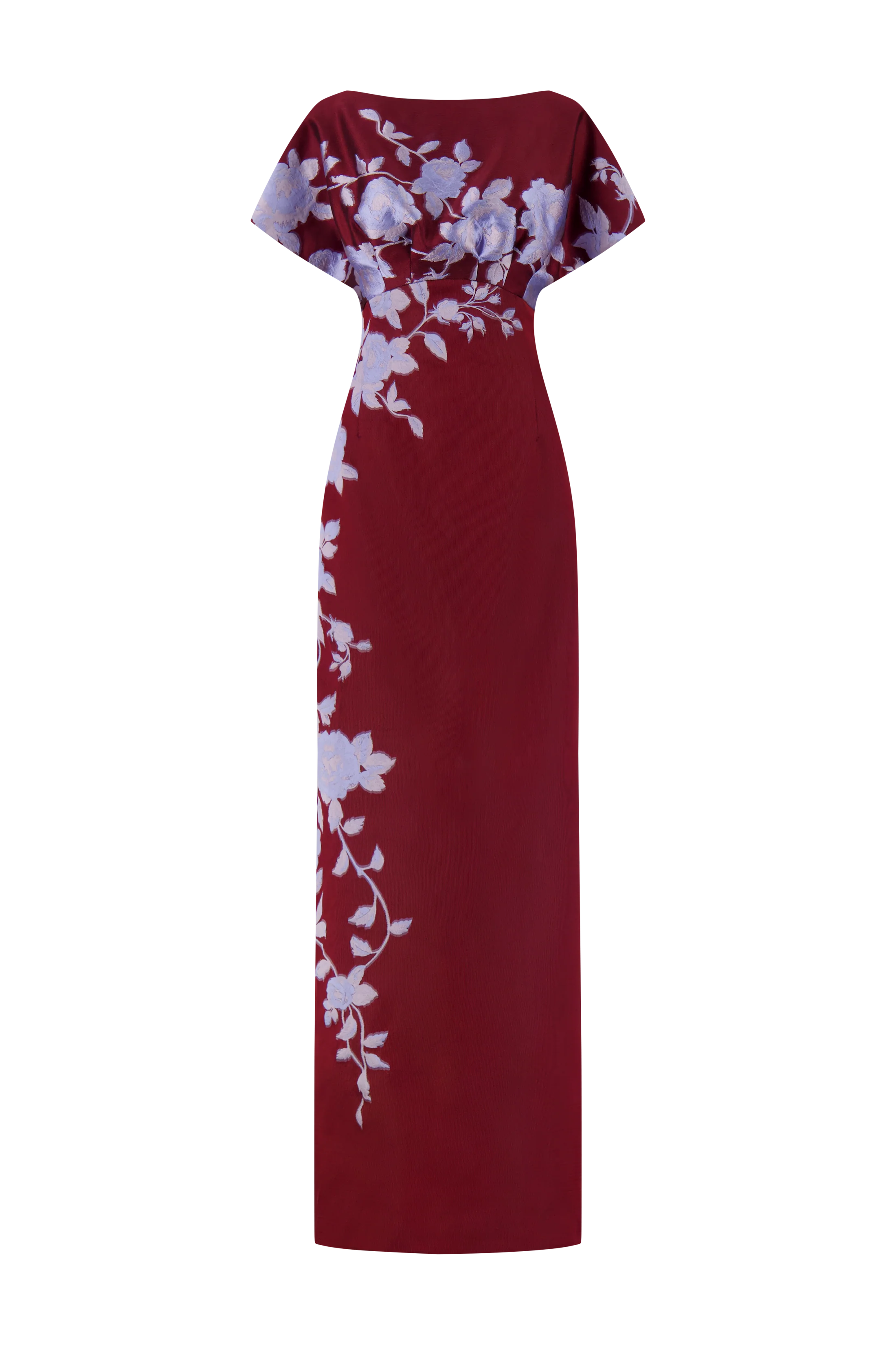 ROSE FIL COUPE COLUMN GOWN