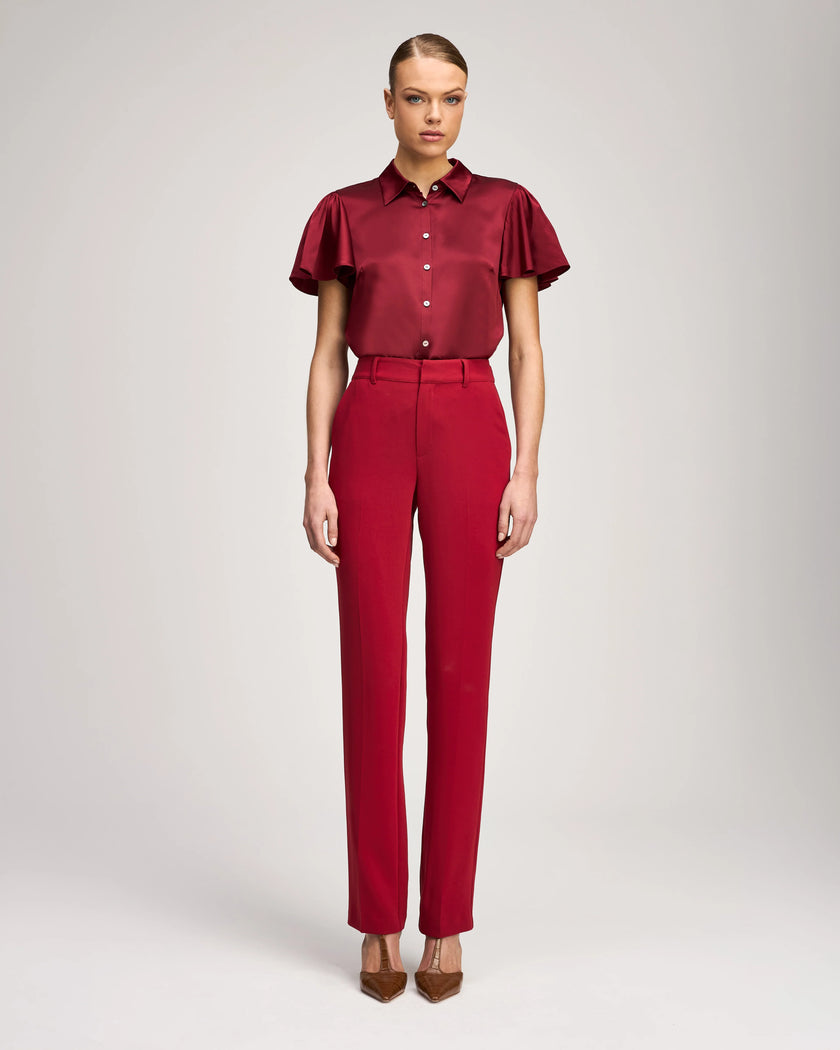 KERRY PANT IN BERRY WINE