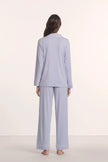 GISELE TENCEL MODAL LONG PJ SET IN LAVENDER DUSK AND IVORY