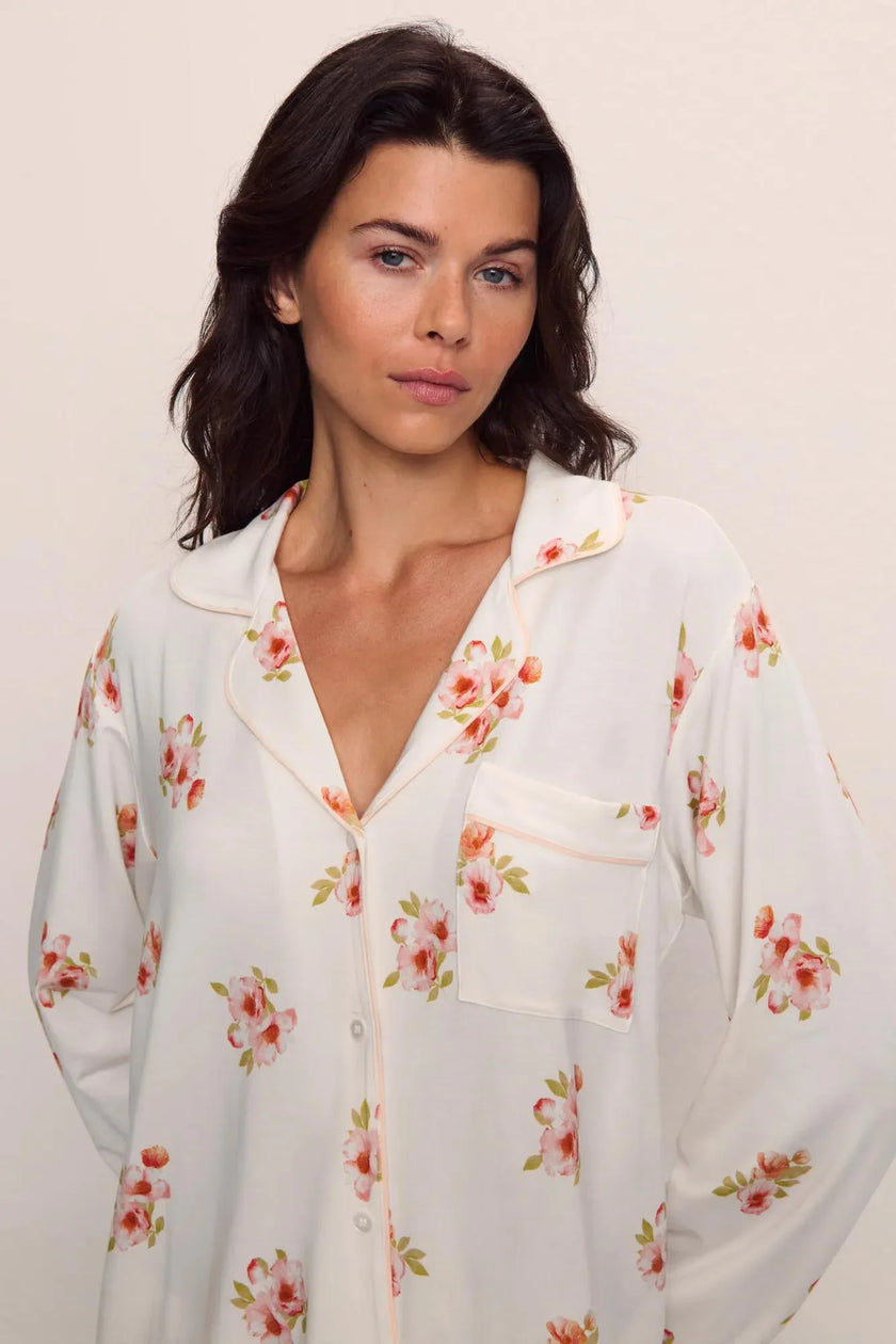 GISELE PRINTED TENCEL MODAL LONG PJ SET