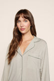 GISELE PRINTED TENCEL MODAL LONG PJ SET IN GEO MOD DESERT