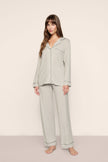 GISELE PRINTED TENCEL MODAL LONG PJ SET IN GEO MOD DESERT