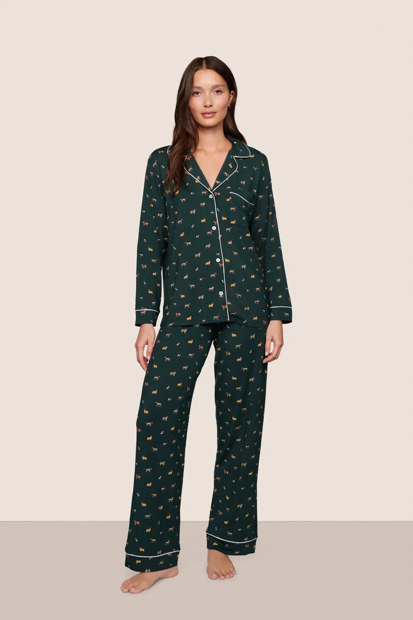 GISELE PRINT TENCEL MODAL LONG PJ SET