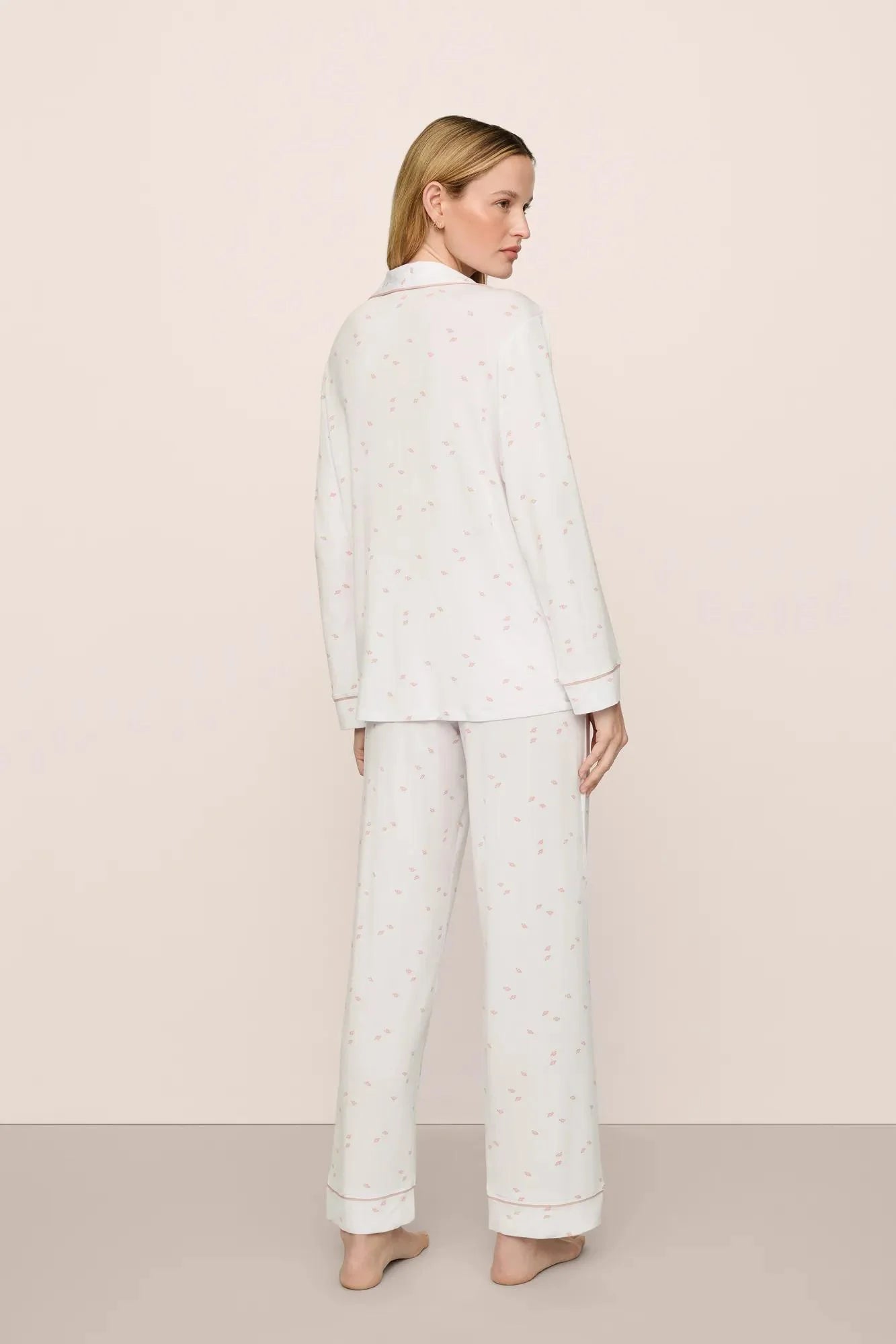GISELE PRINTED TENCEL MODAL LONG PJ SET