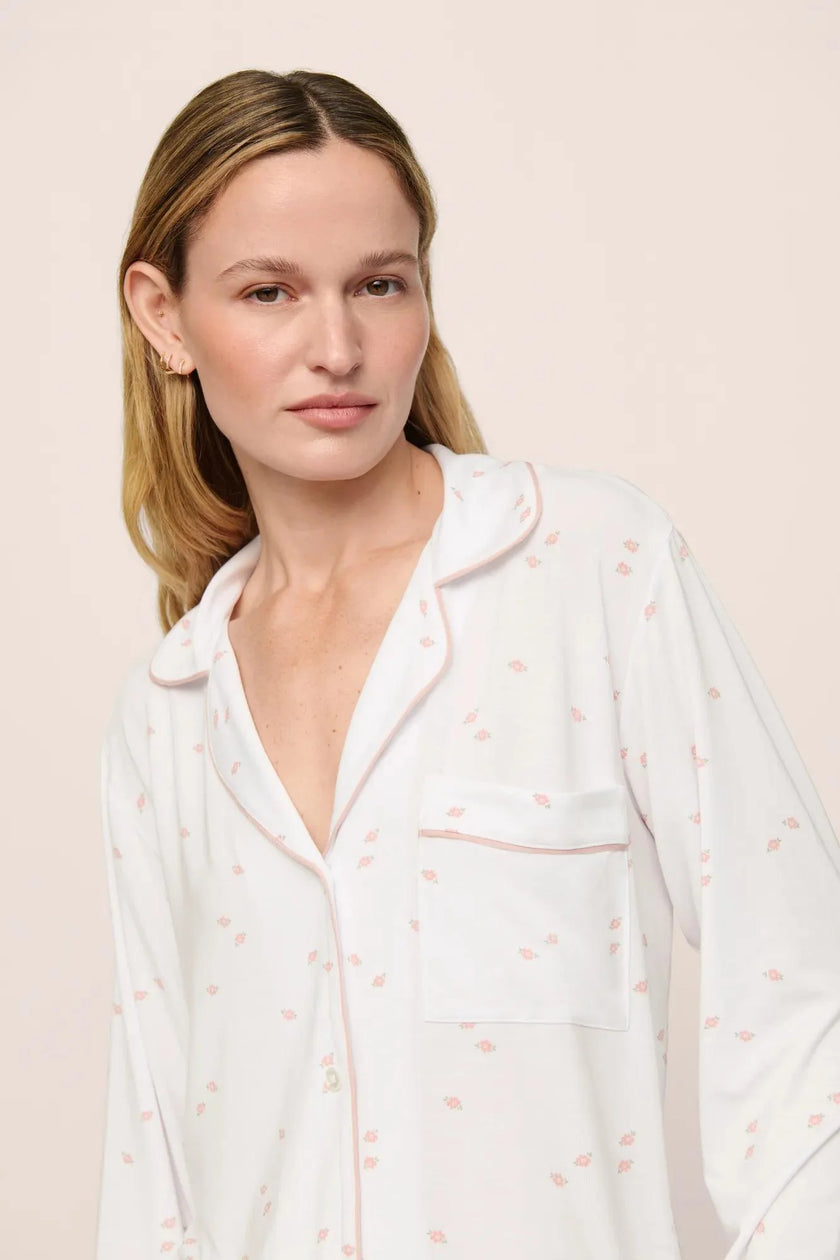 GISELE PRINTED TENCEL MODAL LONG PJ SET