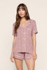GISELE PRINTED RELAXED SHORT PJ SET IN ANIMAL INSTINCT