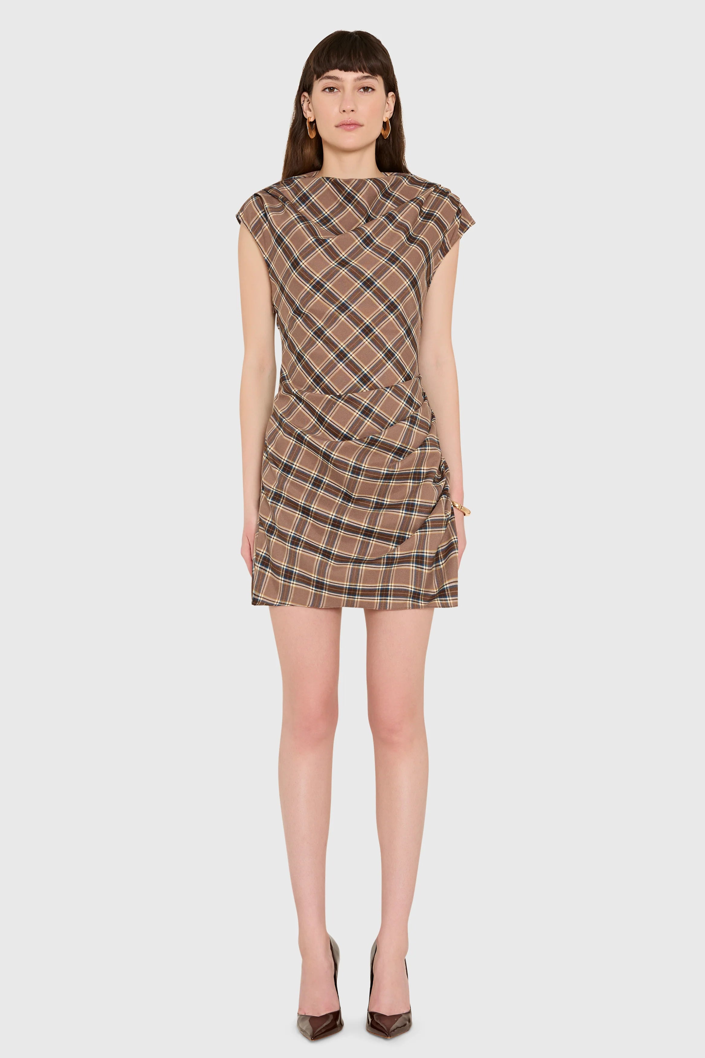 DALANCEY DRESS IN ACADEMY PLAID