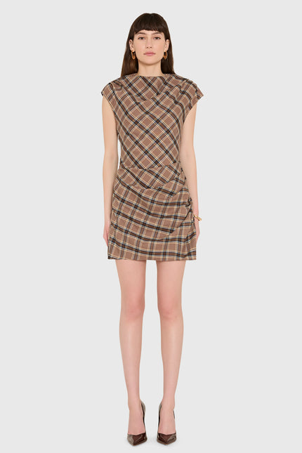 DALANCEY DRESS IN ACADEMY PLAID