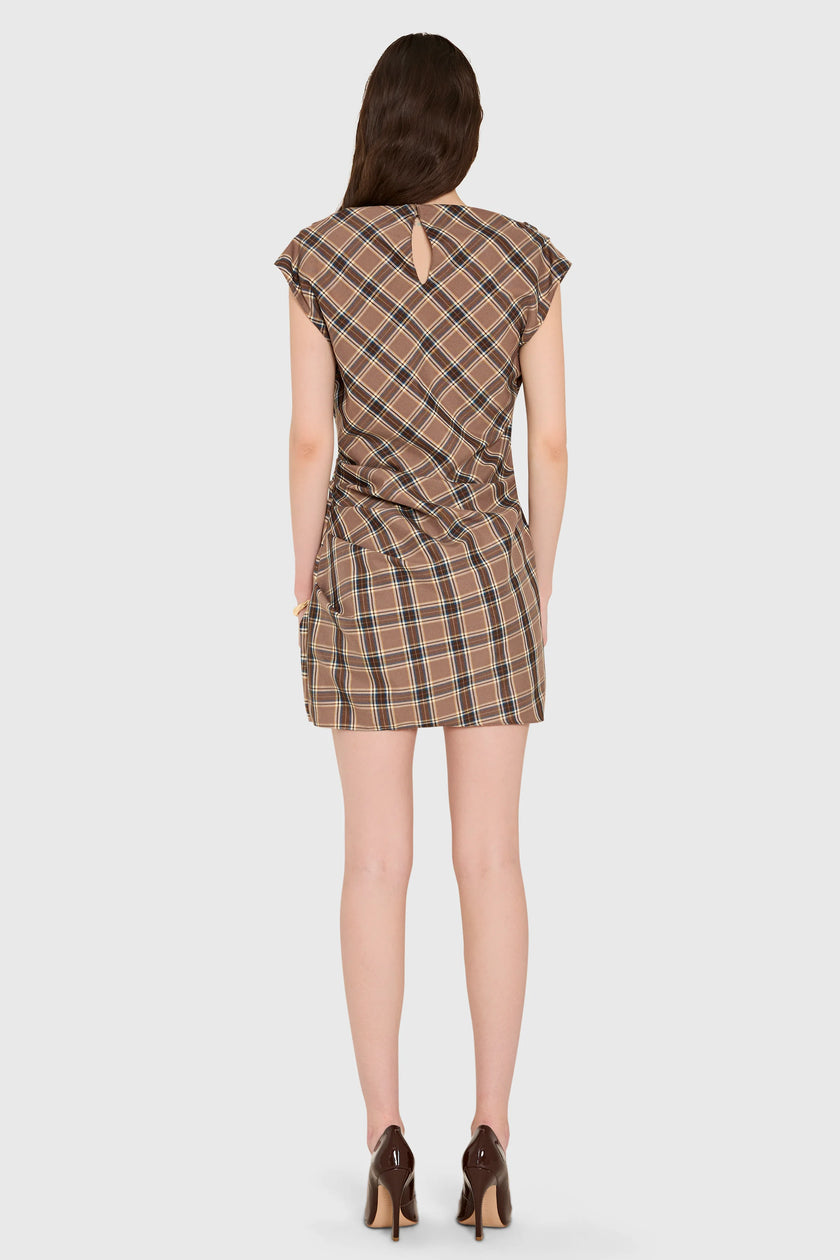 DALANCEY DRESS IN ACADEMY PLAID