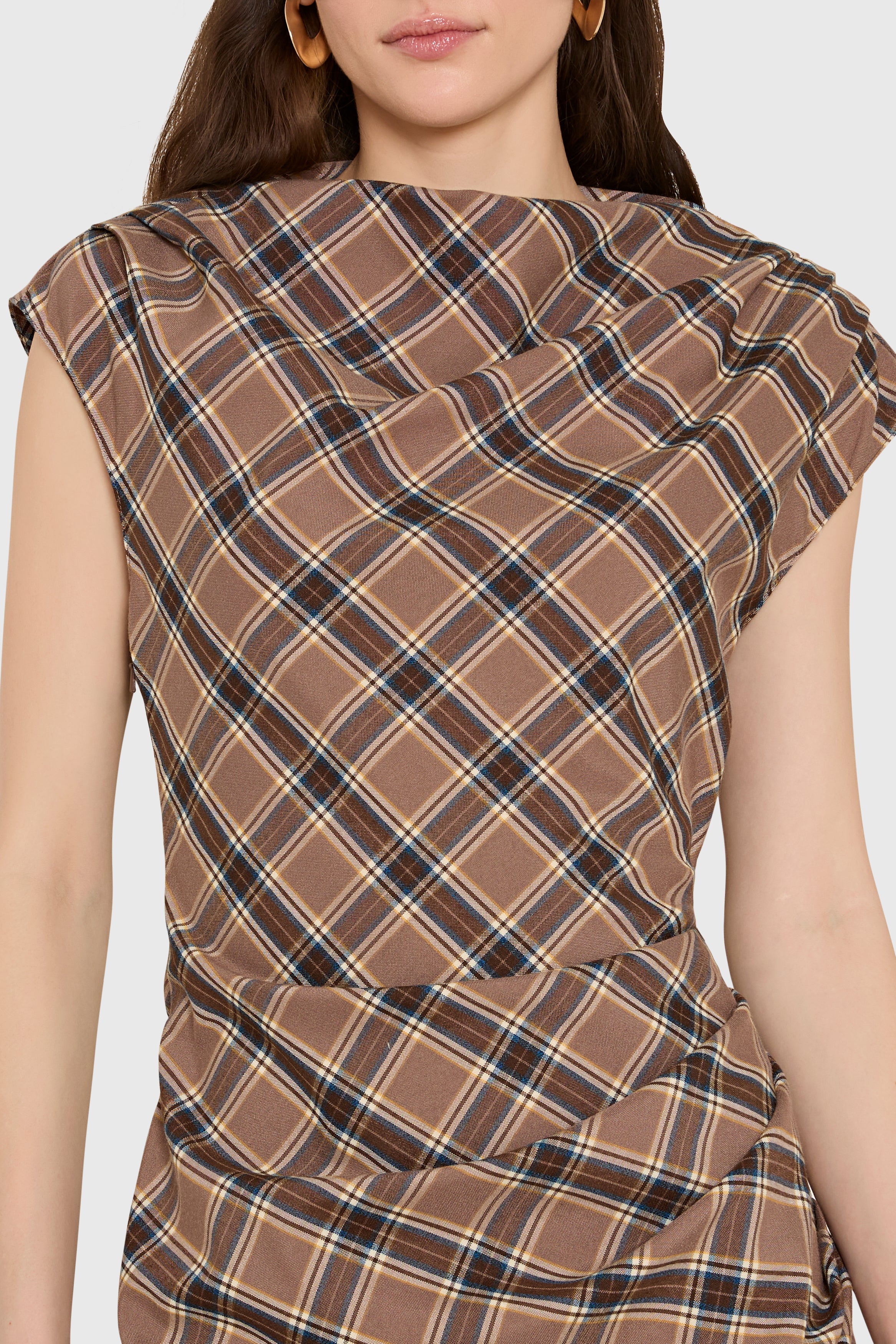 DALANCEY DRESS IN ACADEMY PLAID