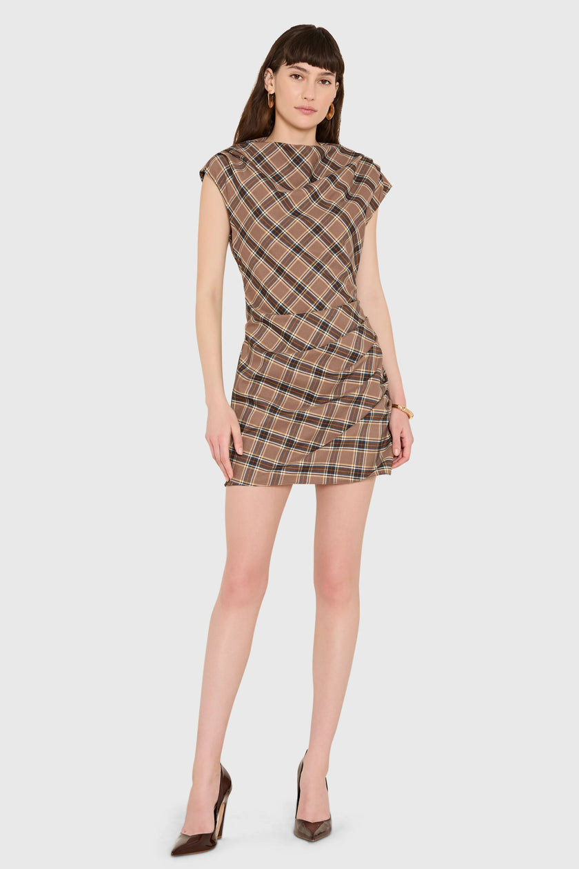 DALANCEY DRESS IN ACADEMY PLAID