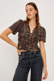 PORTIA TOP IN BROWN NALA