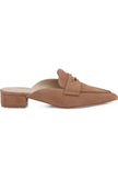 PROVENCE SUEDE PENNY LOAFER MULE