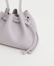 DRAWSTRING POUCHETTE IN LILA