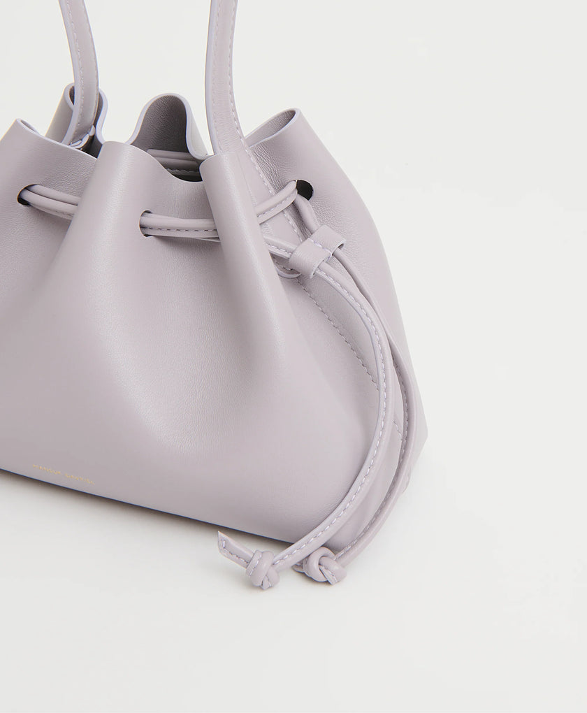 DRAWSTRING POUCHETTE IN LILA