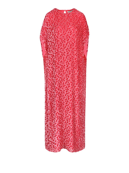 ELEONORE DRESS IN RAPTURE ROSE FIL COUPE