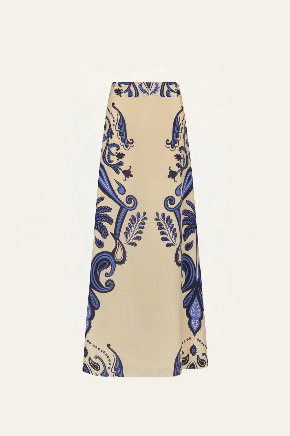 EVERYWHERE SKIRT IN ECRU AND NAVY