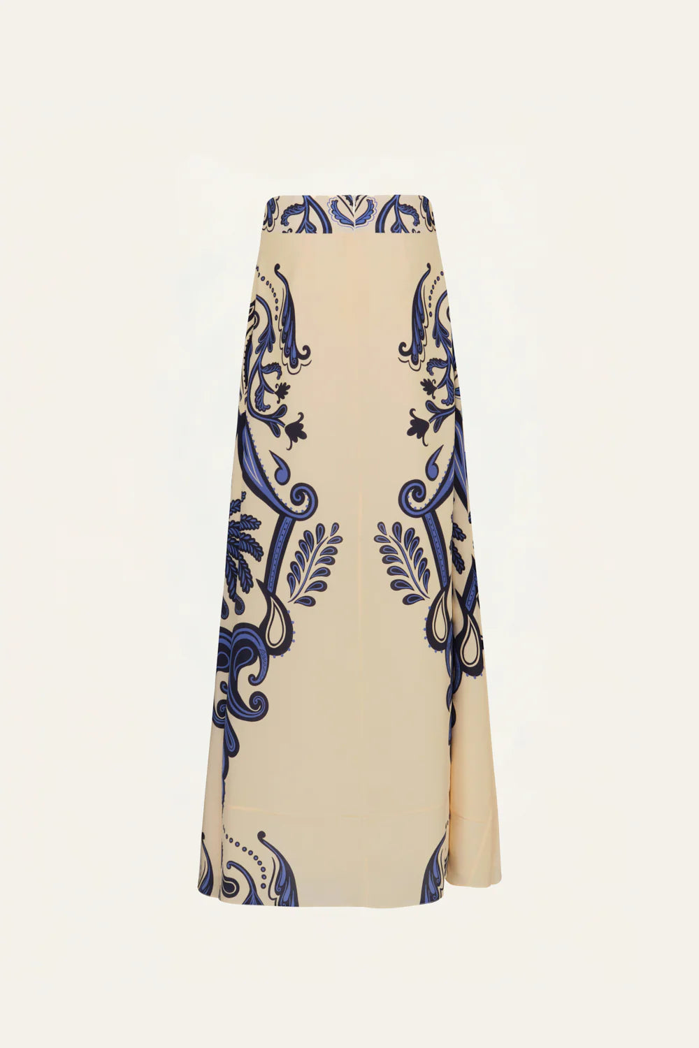 EVERYWHERE SKIRT IN ECRU AND NAVY