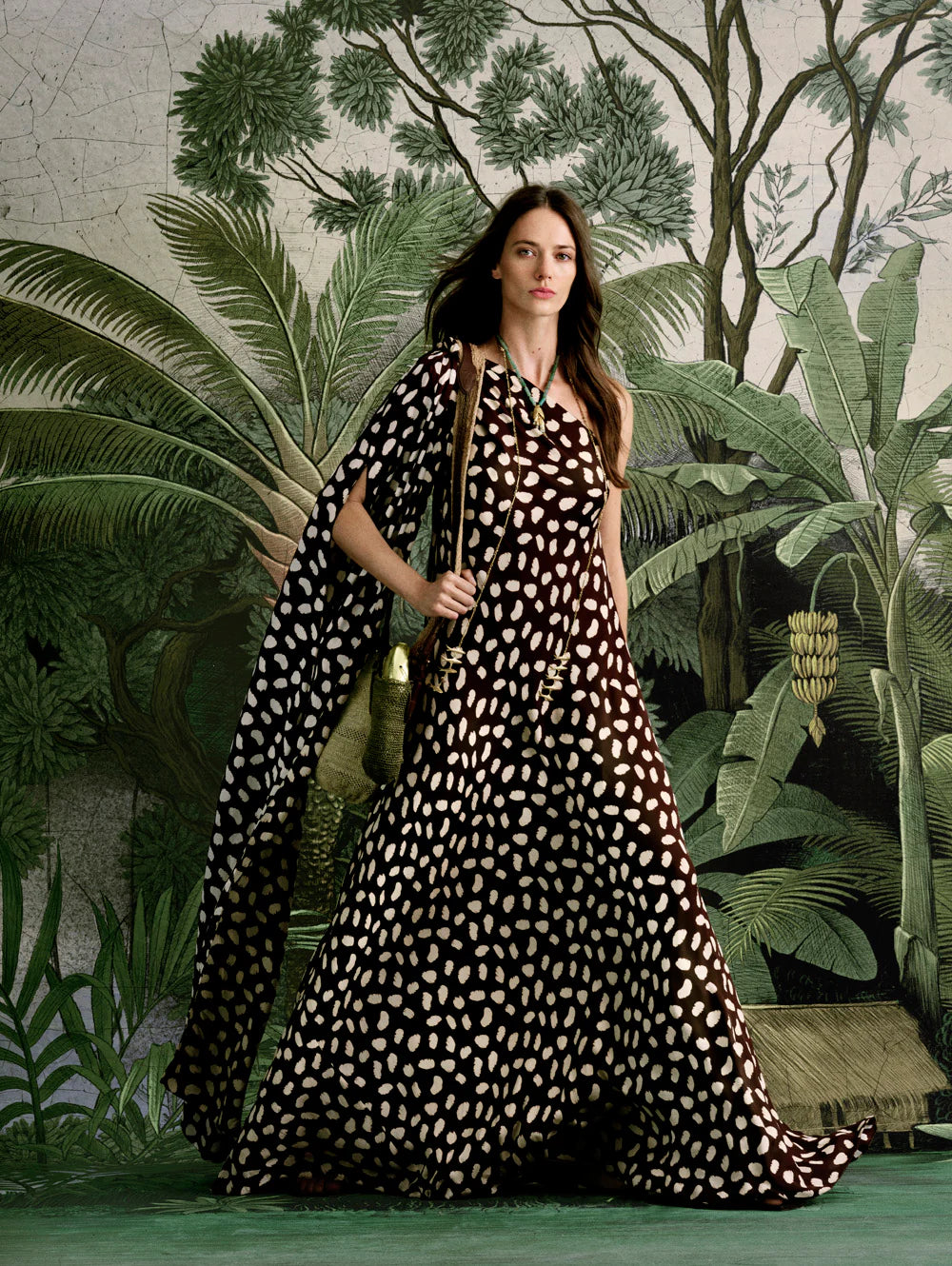 ELEGANT FREEDOM DRESS IN WINE AND ECRU