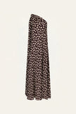 ELEGANT FREEDOM DRESS IN WINE AND ECRU