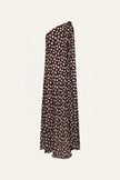 ELEGANT FREEDOM DRESS IN WINE AND ECRU