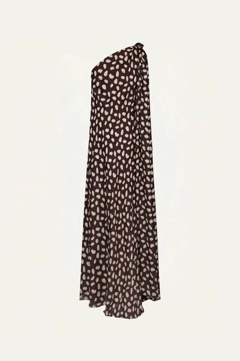ELEGANT FREEDOM DRESS IN WINE AND ECRU