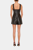 KARLA ROMPER IN PATENT LEATHER