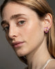 PANSY LUCITE PETITE POST EARRING