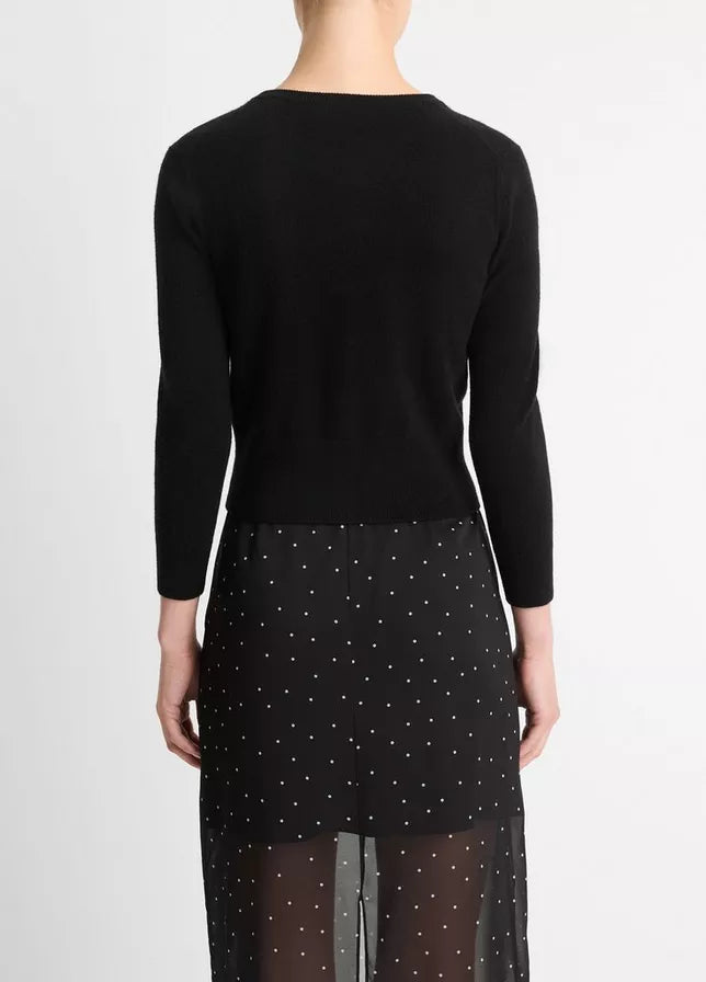 PEARL BUTTON CARDIGAN