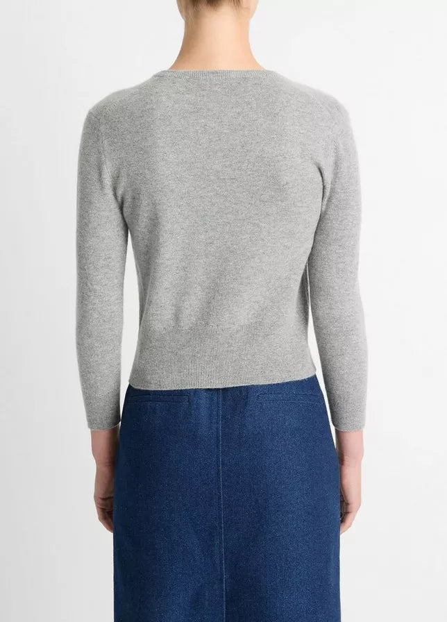 PEARL BUTTON CARDIGAN