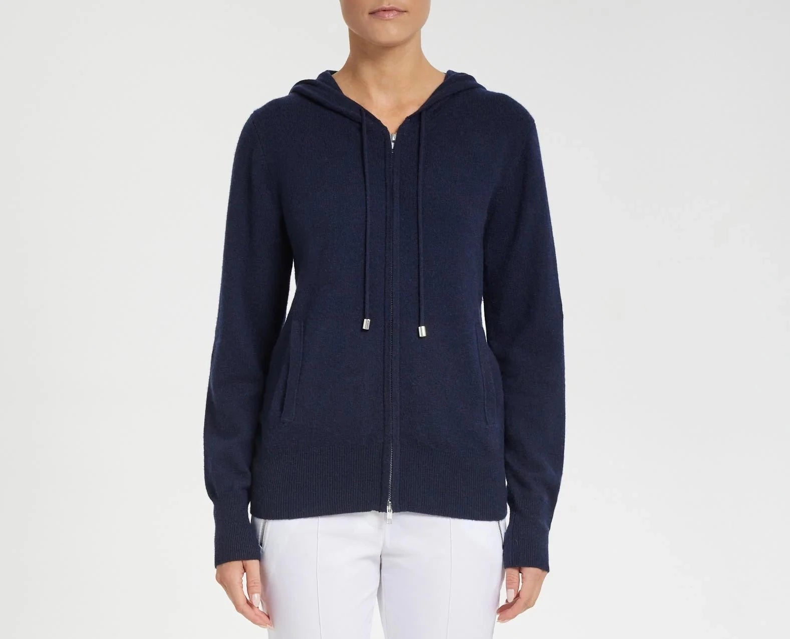 SUZIE CASHMERE ZIP HOODIE