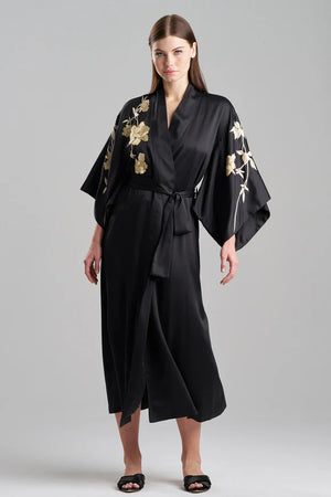 PEONY BLOSSOM EMBROIDERY ROBE