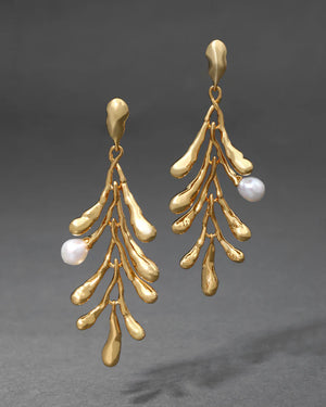 PERLA FRESHWATER PEARL CASCADING EARRING