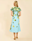 PERLA MIDI DRESS IN SORRENTO CITRUS