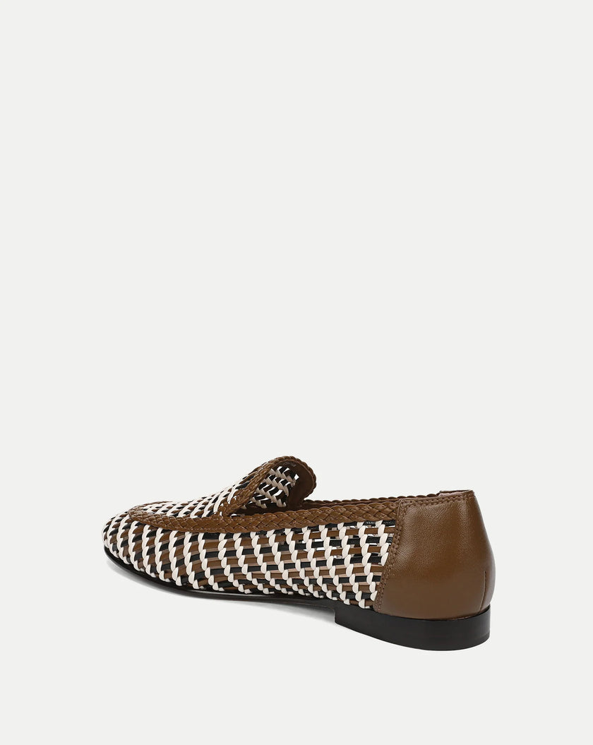 PRILLA WOVEN LEATHER LOAFER