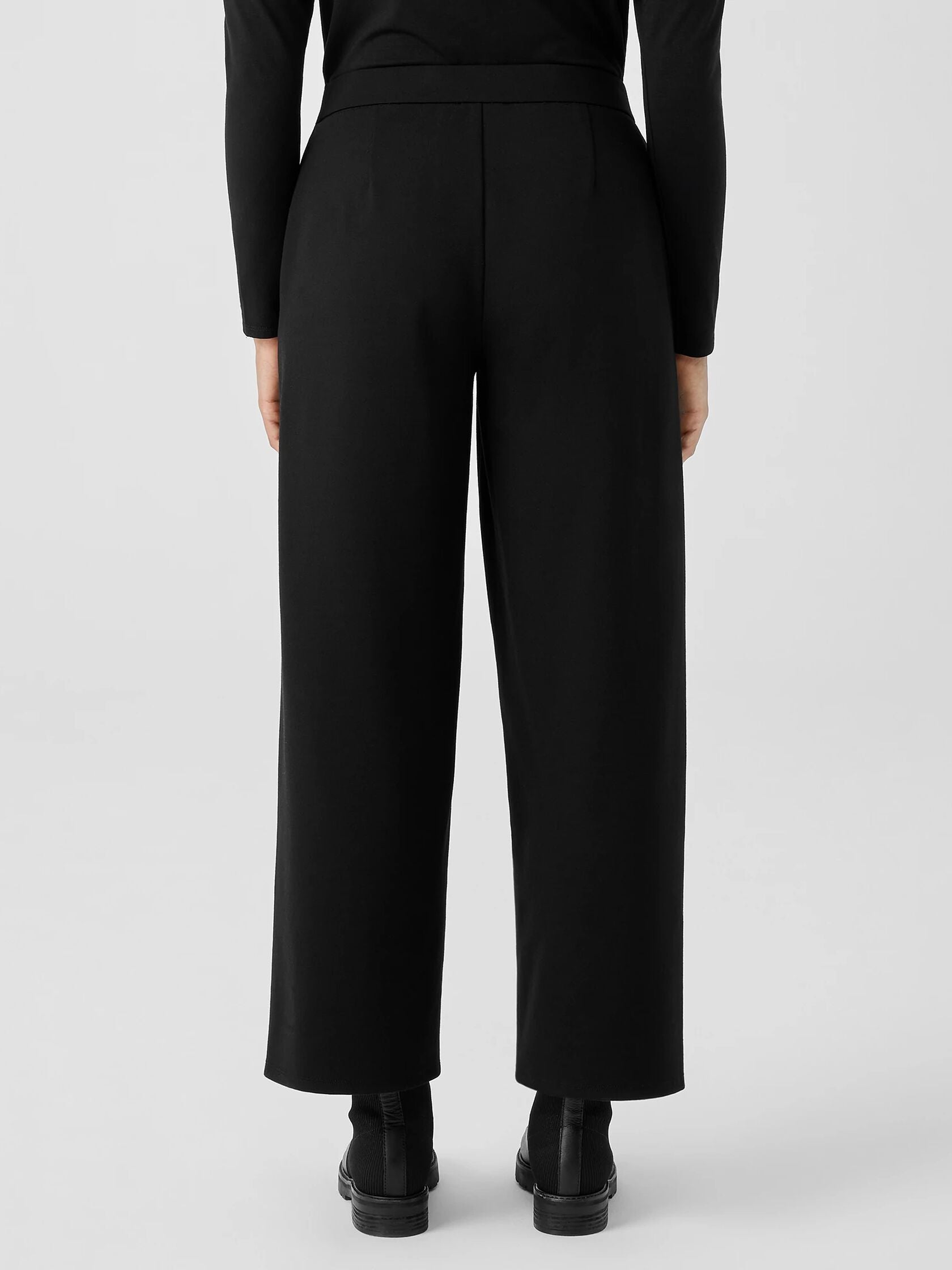 WASHABLE FLEX PONTE WIDE LEG PANT