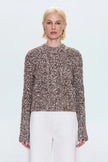 QUINN SWEATER IN CHOCOLATE MARL