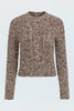 QUINN SWEATER IN CHOCOLATE MARL