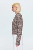 QUINN SWEATER IN CHOCOLATE MARL