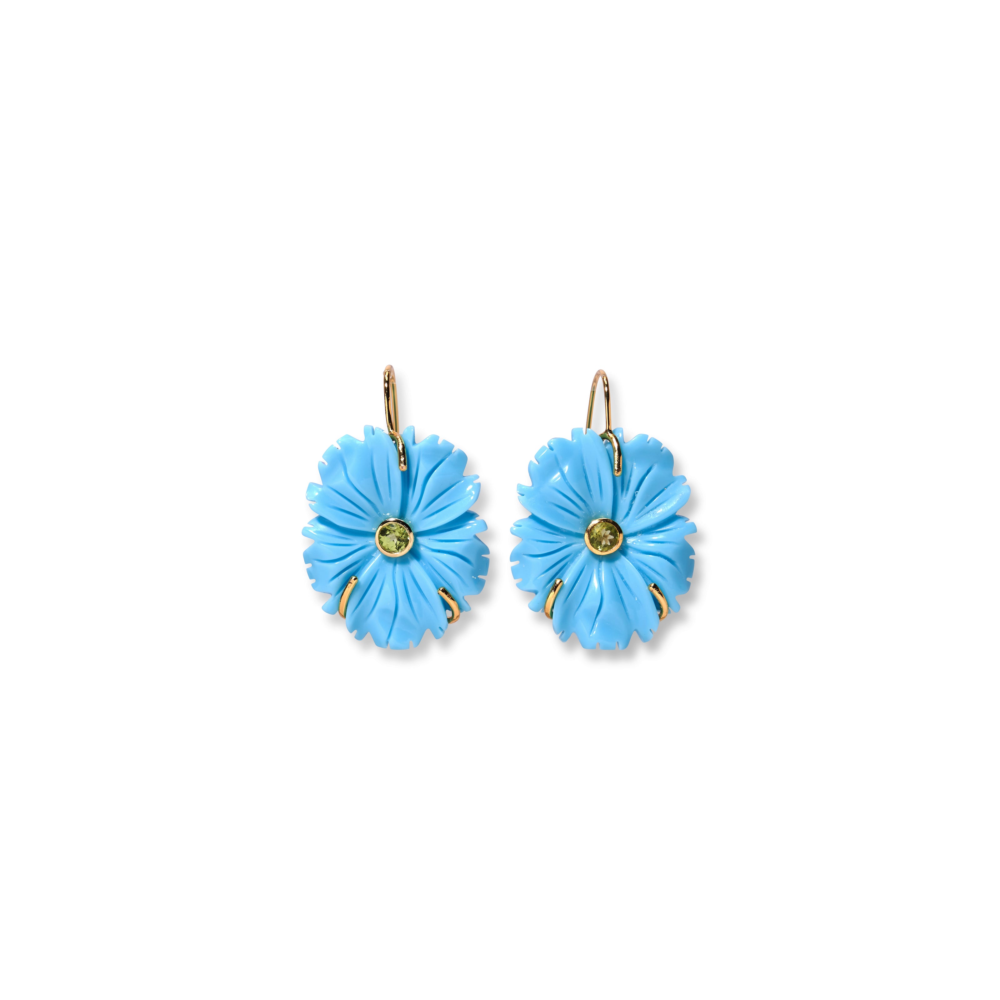 NEW BLOOM EARRINGS IN CERULEAN