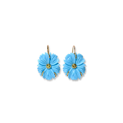 NEW BLOOM EARRINGS IN CERULEAN