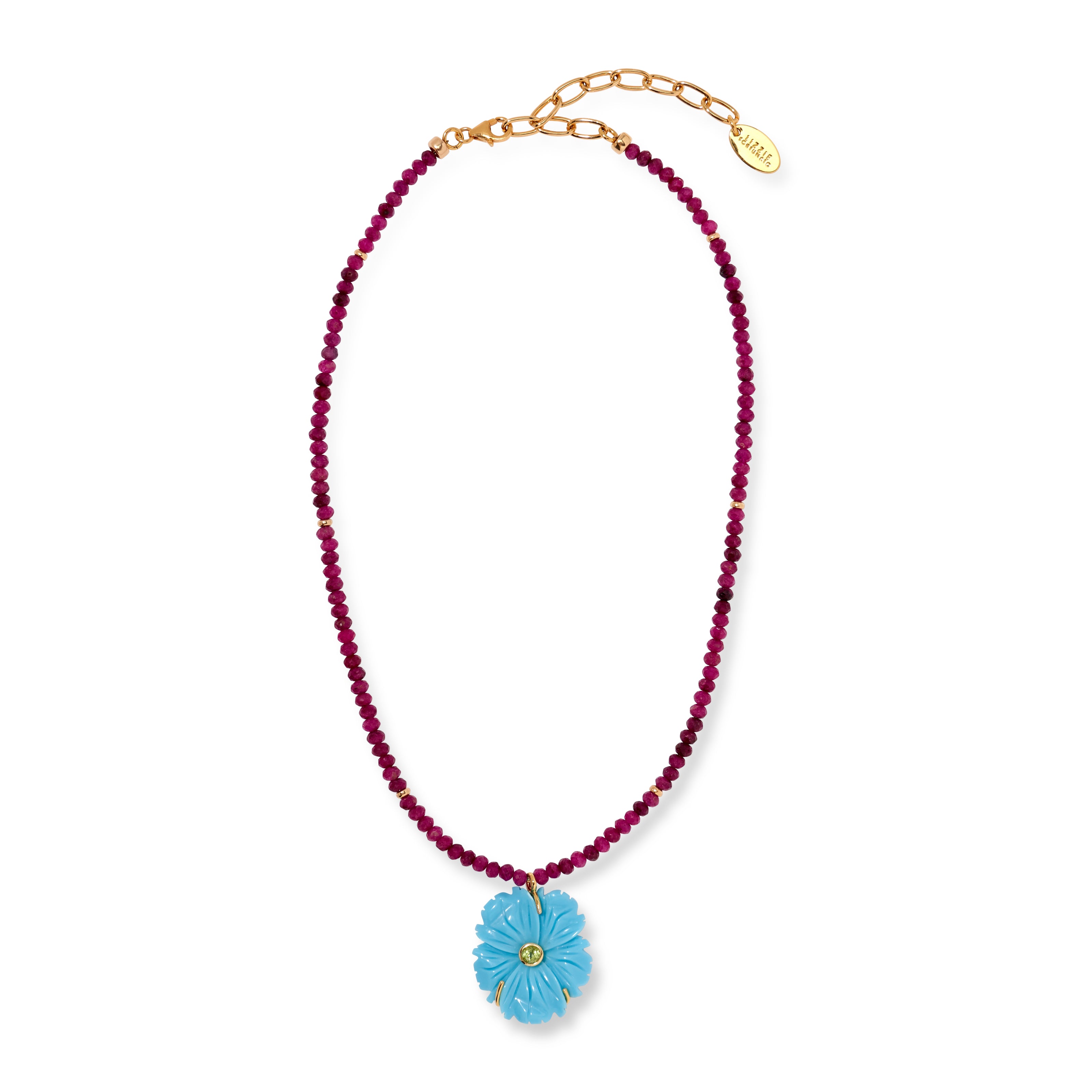 NEW BLOOM NECKLACE IN CERULEAN