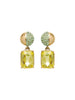 HALF PAVE CRYSTAL EARRINGS