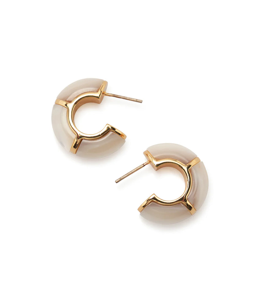 ZELLIGE HOOPS IN MOTHER OF PEARL