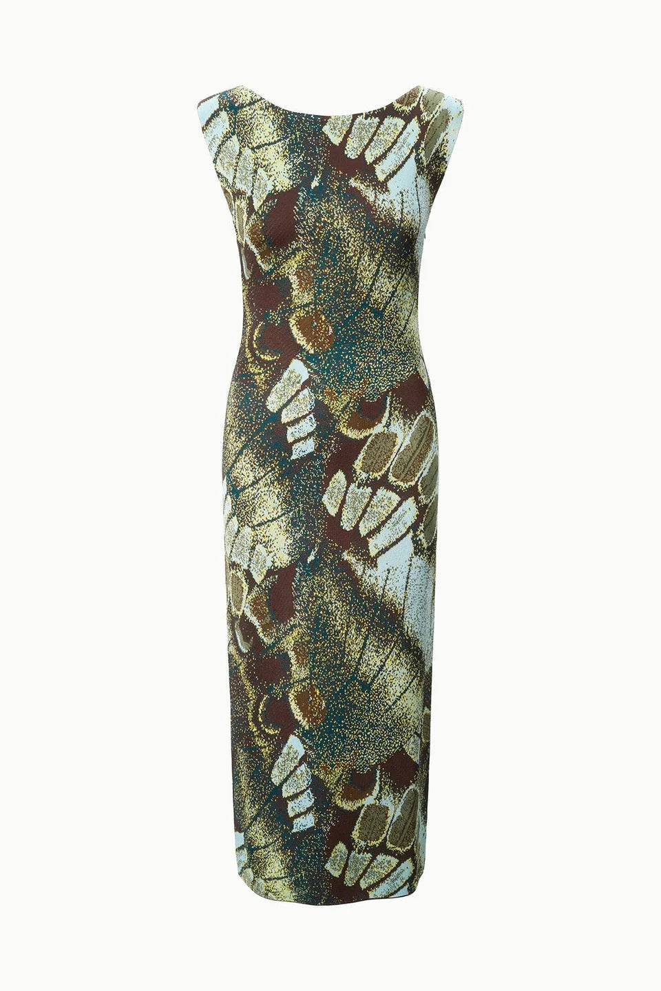VERONICA DRESS BUTTERFLY MOSS