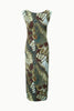 VERONICA DRESS BUTTERFLY MOSS