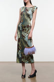 VERONICA DRESS BUTTERFLY MOSS