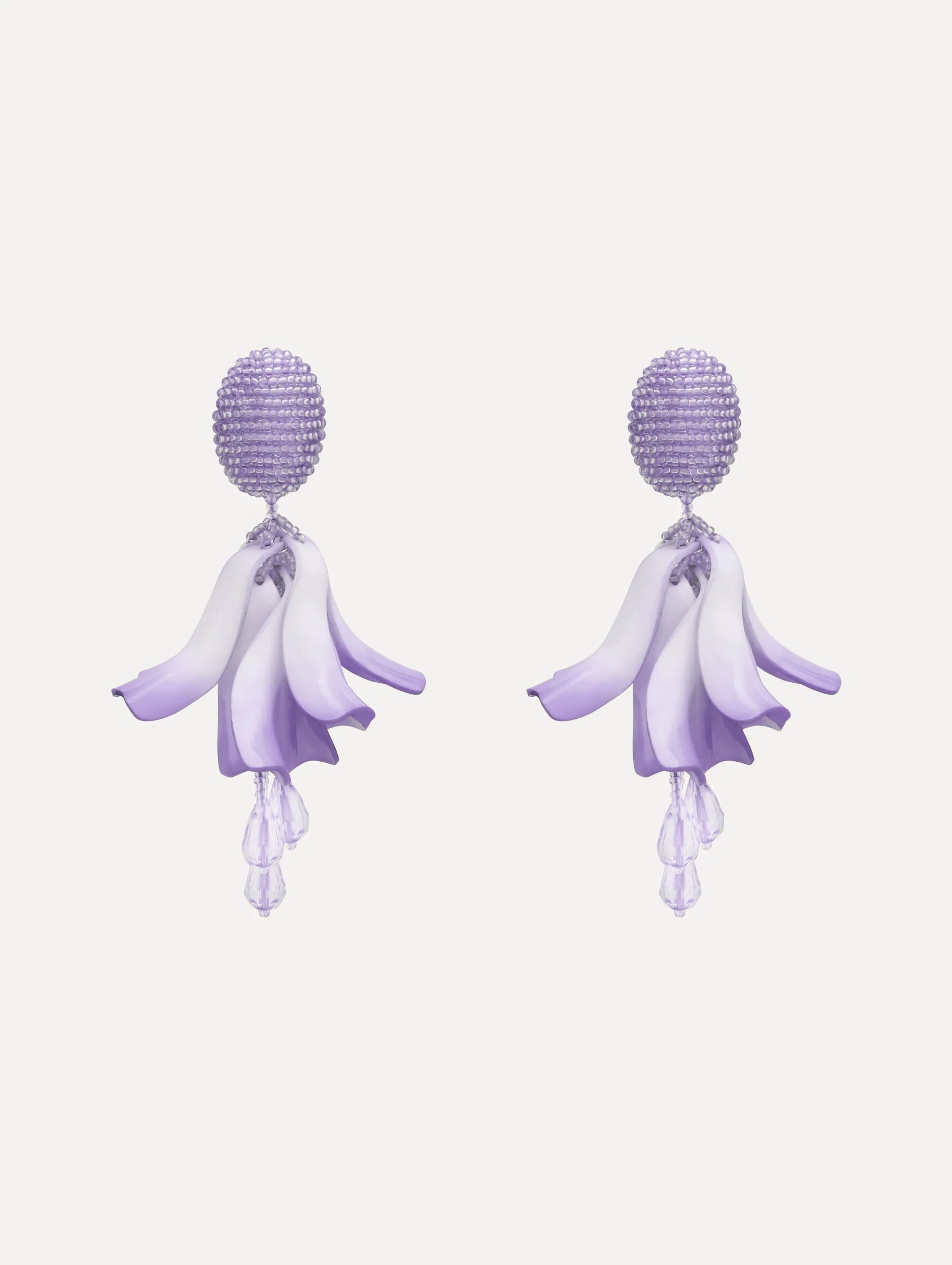IMPATIENS CLIP ON EARRINGS