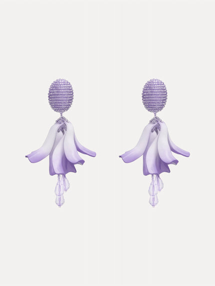 IMPATIENS CLIP ON EARRINGS
