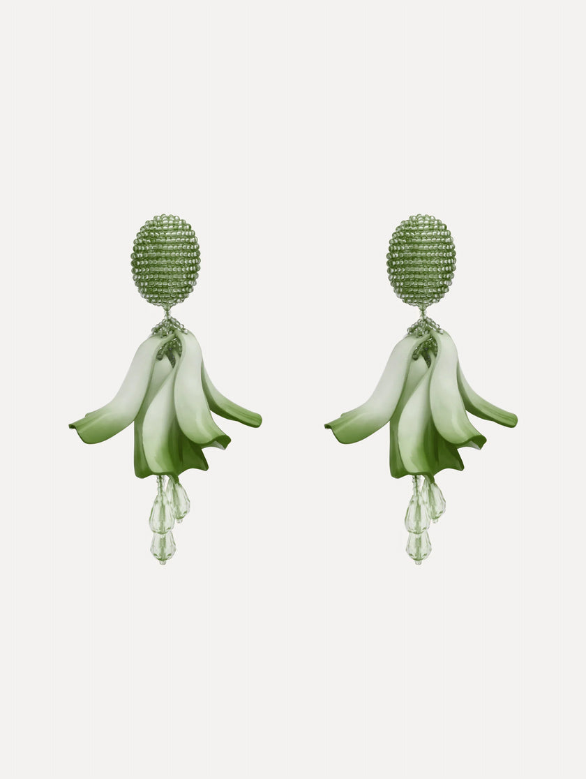 IMPATIENS CLIP ON EARRINGS
